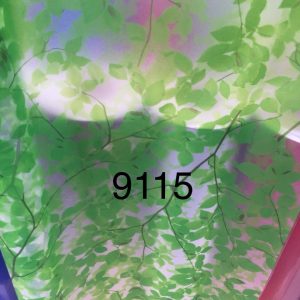 Decal dán kính trang trí hoa văn mã 9115
