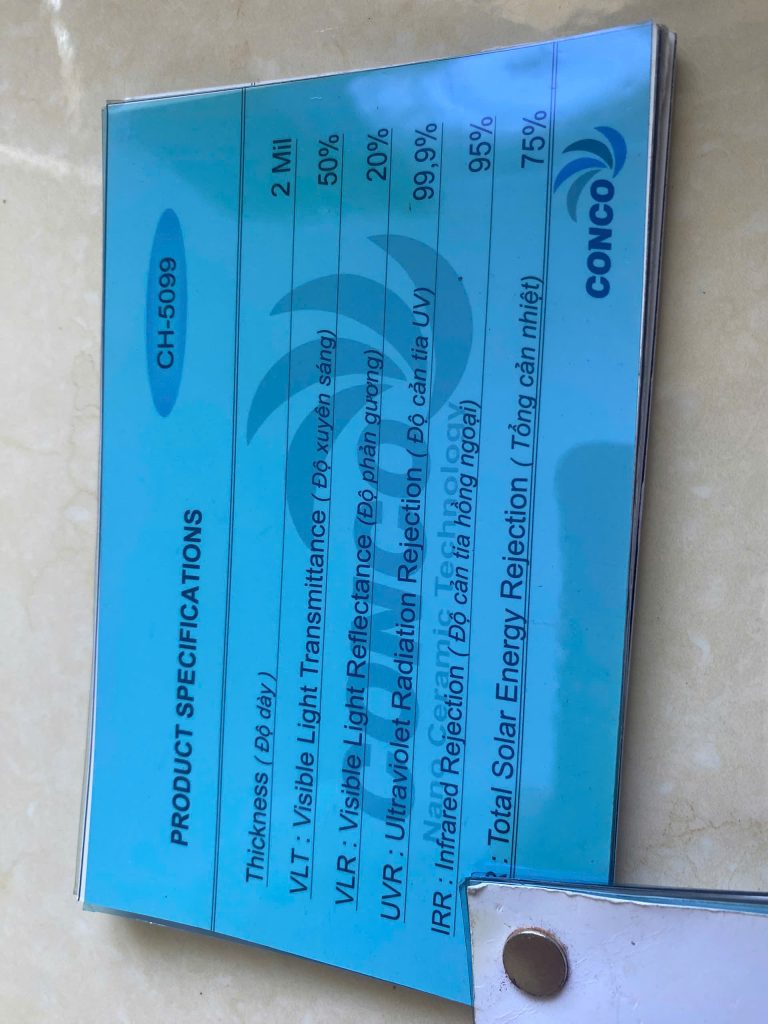 Phim cách nhiệt Conco CH-5099